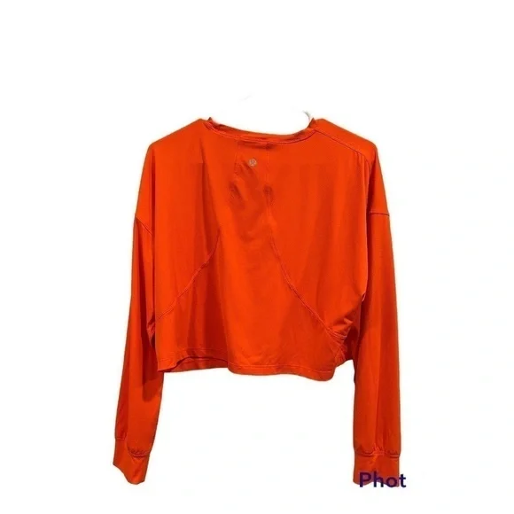 Lululemon Muscle Love Long Sleeve in Autumn Red Size 10